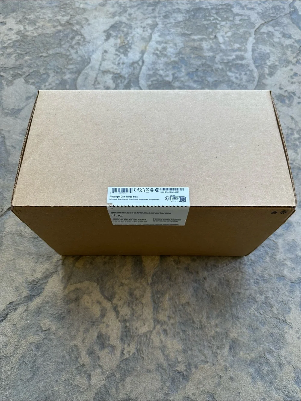 Ring Floodlight Cam Wired Plus, White (sealed item, factory refurbished)